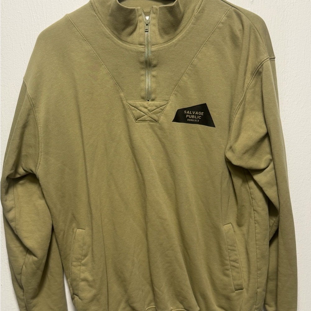Salvage Olive Green Knit Top